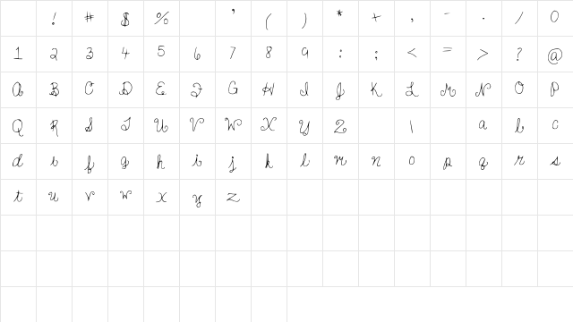 YouFancyHuh Medium Character Map YouFancyHuh Medium Character Map