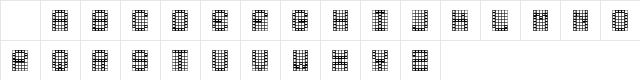 00ne eurixel view Miracle Regular Character Map 00ne eurixel view Miracle Regular Character Map