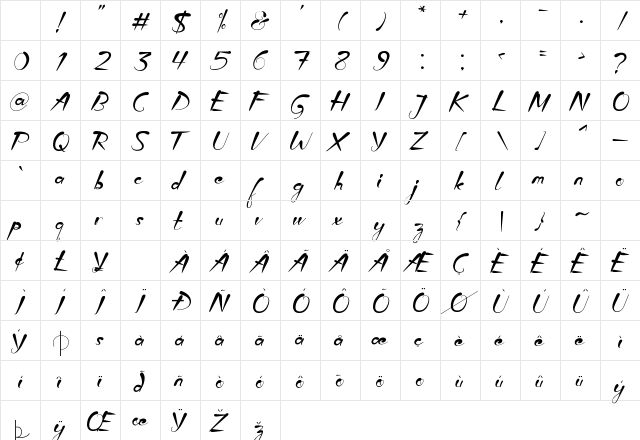 Scary Night Regular Character Map Scary Night Regular Character Map