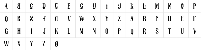 Swistblnk Moalang Melintang Regular Character Map Swistblnk Moalang Melintang Regular Character Map
