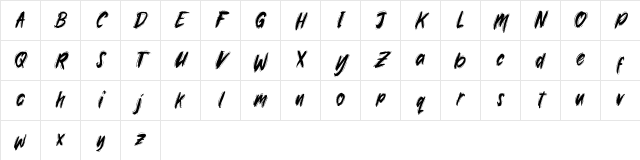 Rawkin pickles demo Regular Character Map Rawkin pickles demo Regular Character Map