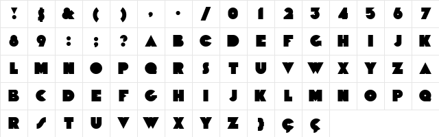 Ciclope Black Black Character Map