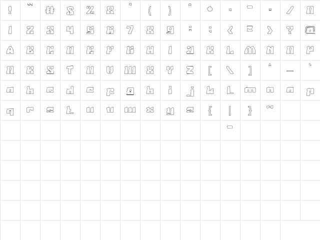 Age Of Science and Technology-H Regular Character Map Age Of Science and Technology-H Regular Character Map