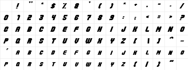 Somtan Yosa Regular Character Map Somtan Yosa Regular Character Map