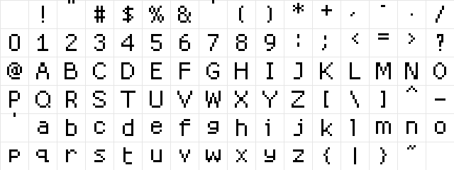 8star Regular Character Map