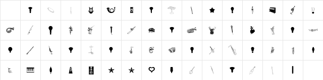Cornucopia of Dingbats Eight Regular Character Map Cornucopia of Dingbats Eight Regular Character Map