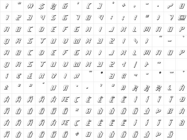 Robo-Clone 3D Regular Character Map