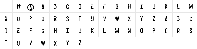 Space Weel Personal Use Regular Character Map Space Weel Personal Use Regular Character Map
