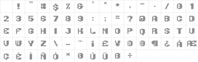 zetentas light eYe/FS Regular Character Map zetentas light eYe/FS Regular Character Map