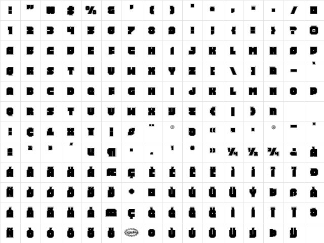 Turtle Mode Academy Regular Character Map Turtle Mode Academy Regular Character Map