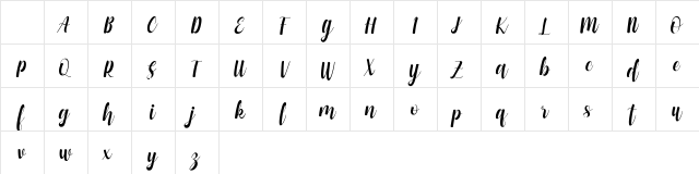 Sweetboys FREE Regular Character Map Sweetboys FREE Regular Character Map