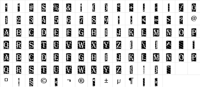 a_AlgeriusCmDgStr Regular Character Map
