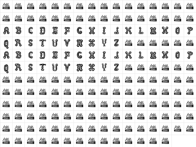 Nollie Nollie Character Map