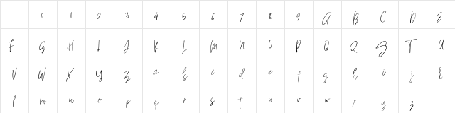 Hey Fonallia Free Version Character Map Hey Fonallia Free Version Character Map