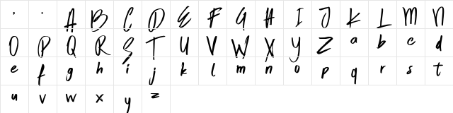 Skytree one Character Map