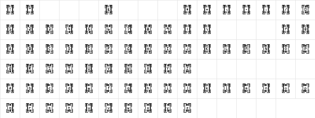 Alpa Code Regular Character Map Alpa Code Regular Character Map