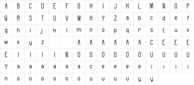Neitherly Demo Sans Regular Character Map Neitherly Demo Sans Regular Character Map
