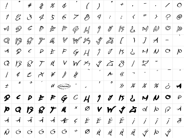 Graffiti Street Balloon Italic Italic Character Map Graffiti Street Balloon Italic Italic Character Map