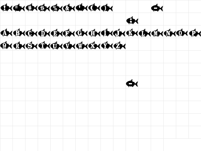 AEZ goldfish AEZ goldfish Character Map