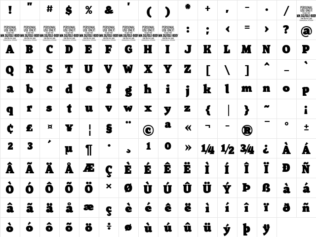 Isle Body PERSONAL USE Black Character Map