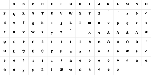 Morphins Demo Regular Character Map Morphins Demo Regular Character Map