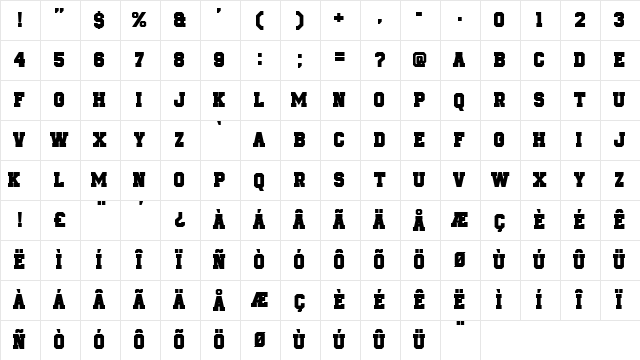 Be True To Your School II Solid Character Map Be True To Your School II Solid Character Map