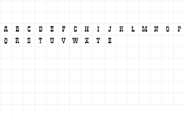 Perdido Demo Regular Character Map