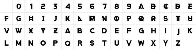Rehab Regular Character Map Rehab Regular Character Map