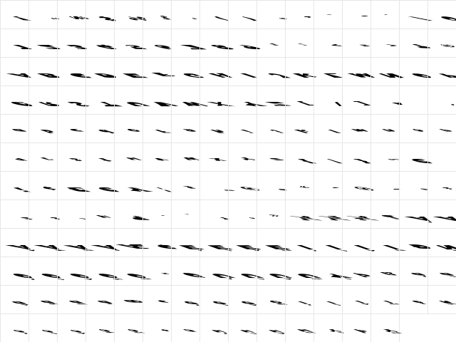 PeeKnuckle 'ShadowOnly' Regular Character Map PeeKnuckle 'ShadowOnly' Regular Character Map