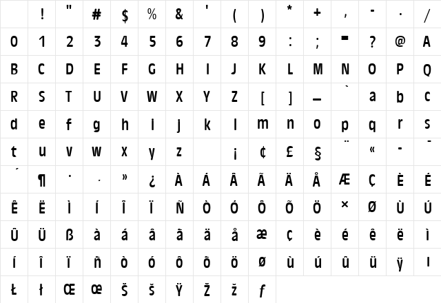 AntiqueOliTRegConRo1 Regular Character Map AntiqueOliTRegConRo1 Regular Character Map
