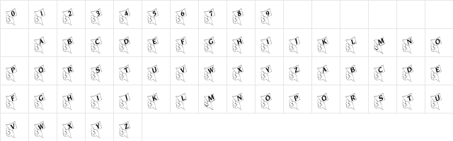 101! I Surrender Regular Character Map