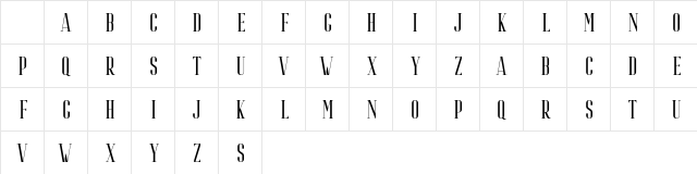 Riffle Free Regular Character Map