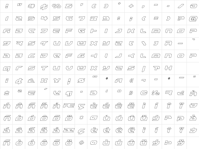 Royal Samurai Outline Italic Outline Italic Character Map Royal Samurai Outline Italic Outline Italic Character Map