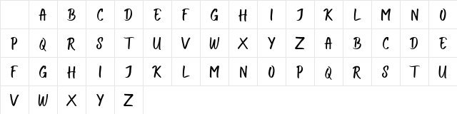 Bright Sunshine Cap Demo Regular Character Map