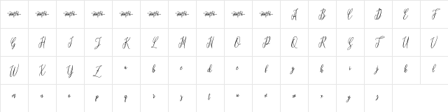 lovelique demo Regular Character Map lovelique demo Regular Character Map