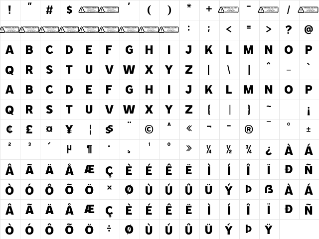 Bronz PERSONAL USE ONLY! Regular Character Map Bronz PERSONAL USE ONLY! Regular Character Map