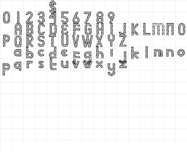 adidog nett DEMO Regular Character Map adidog nett DEMO Regular Character Map
