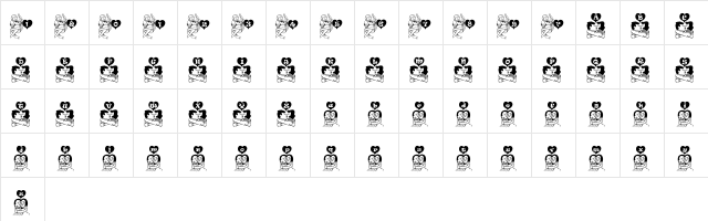 Val & Tyne Regular Character Map Val & Tyne Regular Character Map