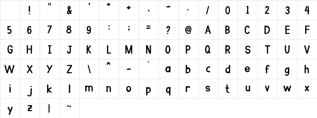 Go Banana Regular Character Map Go Banana Regular Character Map