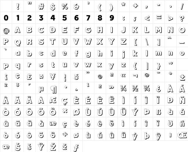 Qebab Shadow FFP Regular Character Map Qebab Shadow FFP Regular Character Map