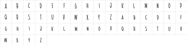 GOLDSTEP FREE Regular Character Map GOLDSTEP FREE Regular Character Map