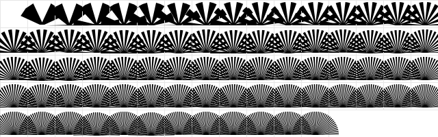 Half SunBurst-w4-01 Regular Character Map Half SunBurst-w4-01 Regular Character Map