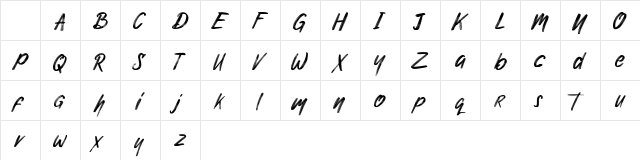 Nuttyclash demo Regular Character Map Nuttyclash demo Regular Character Map