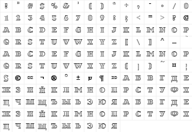 a_DexterOtlDecor3D Regular Character Map a_DexterOtlDecor3D Regular Character Map