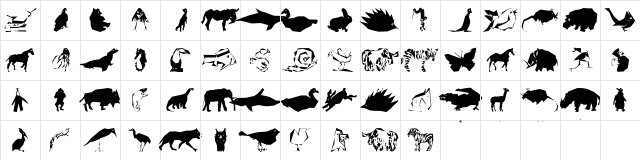CubismCreatures Regular Character Map CubismCreatures Regular Character Map