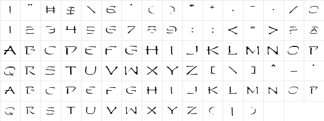 Perdition Extended Extended Character Map Perdition Extended Extended Character Map