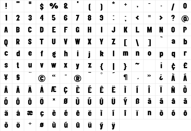 Elephant Black Character Map