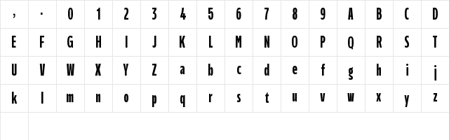 Performa Cm Medium Regular Character Map Performa Cm Medium Regular Character Map