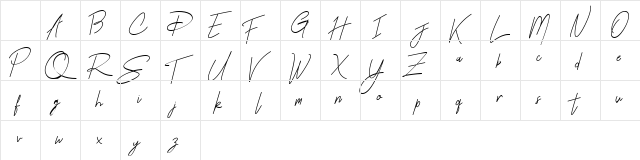 Rhesmanisa Regular Character Map Rhesmanisa Regular Character Map