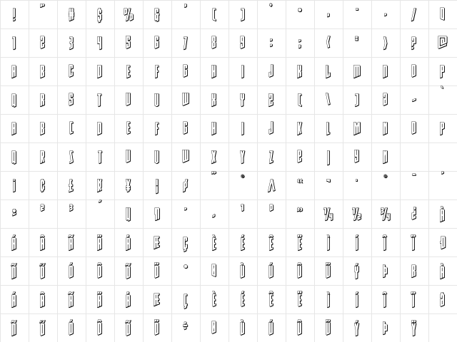 Rhinoclops 3D Regular Character Map Rhinoclops 3D Regular Character Map